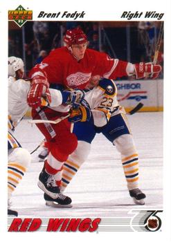 1991-92 Upper Deck #373 Brent Fedyk Front