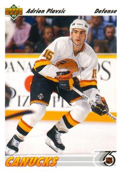 1991-92 Upper Deck #424 Adrien Plavsic Front