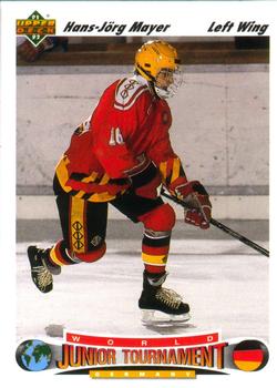 1991-92 Upper Deck #682 Hans-Jorg Mayer Front