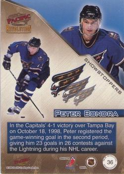 1998-99 Pacific Revolution - Showstoppers #36 Peter Bondra Back