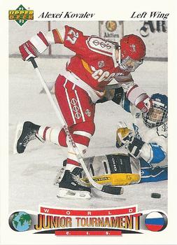 1991-92 Upper Deck Czech World Juniors #16 Alexei Kovalev Front