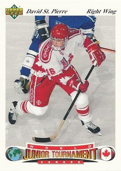 1991-92 Upper Deck Czech World Juniors #49 David St. Pierre Front