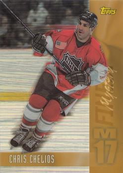 1998-99 Topps - Mystery Finest Gold Refractors #M17 Chris Chelios Front