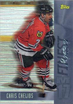1998-99 Topps - Mystery Finest Silver Refractors #M17 Chris Chelios Front
