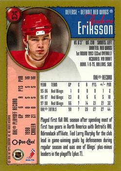 1998-99 Topps - O-Pee-Chee #25 Anders Eriksson Back