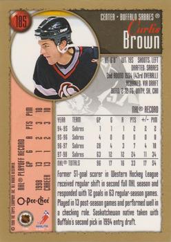 1998-99 Topps - O-Pee-Chee #185 Curtis Brown Back