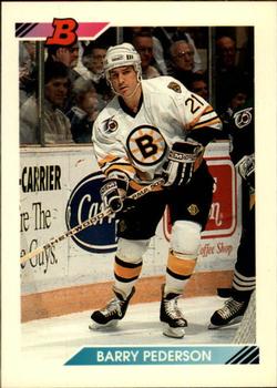 1992-93 Bowman #48 Barry Pederson Front