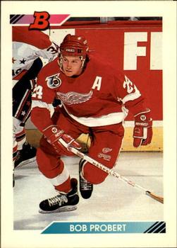 1992-93 Bowman #85 Bob Probert Front