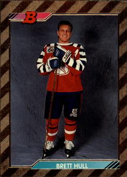 1992-93 Bowman #209 Brett Hull Front