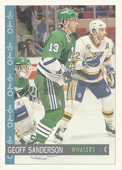 1992-93 O-Pee-Chee #122 Geoff Sanderson Front