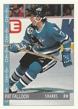 1992-93 O-Pee-Chee #227 Pat Falloon Front