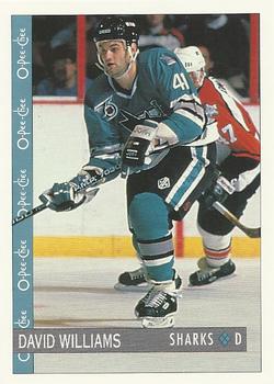 1992-93 O-Pee-Chee #250 David Williams Front