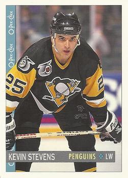 1992-93 O-Pee-Chee #29 Kevin Stevens Front
