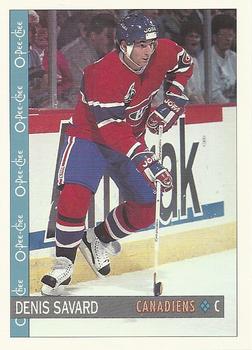 1992-93 O-Pee-Chee #35 Denis Savard Front