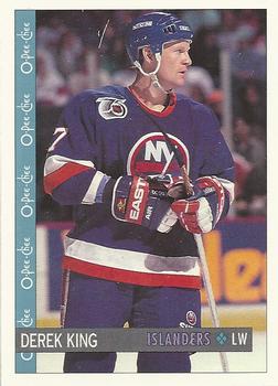 1992-93 O-Pee-Chee #79 Derek King Front