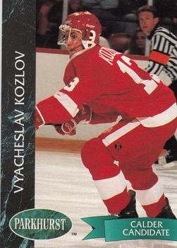 1992-93 Parkhurst #40 Vyacheslav Kozlov Front