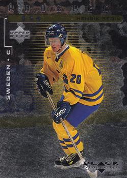 1998-99 Upper Deck Black Diamond - Triple Diamond #110 Henrik Sedin Front