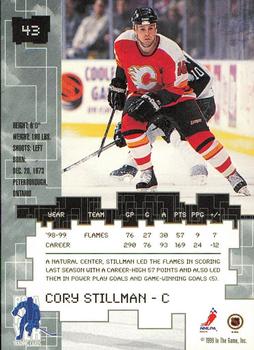 1999-00 Be a Player Millennium Signature Series - Anaheim National Emerald #43 Cory Stillman Back