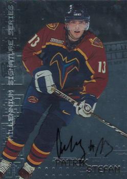 1999-00 Be a Player Millennium Signature Series - Autographs #12 Patrik Stefan Front