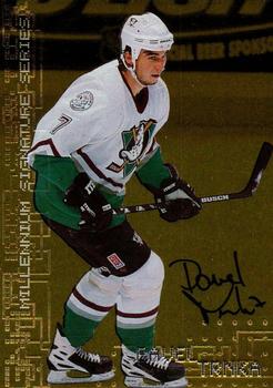 1999-00 Be a Player Millennium Signature Series - Autographs Gold #7 Pavel Trnka Front