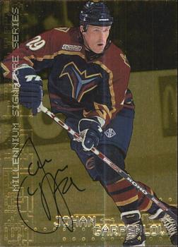 1999-00 Be a Player Millennium Signature Series - Autographs Gold #16 Johan Garpenlov Front