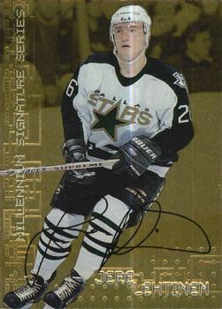 1999-00 Be a Player Millennium Signature Series - Autographs Gold #81 Jere Lehtinen Front