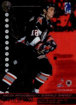 1999-00 Be a Player Millennium Signature Series - Calder Candidates Ruby #C-24 Maxim Afinogenov Back