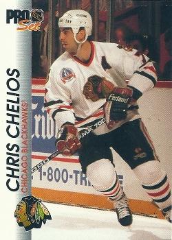 1992-93 Pro Set #34 Chris Chelios Front