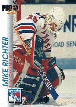1992-93 Pro Set #116 Mike Richter Front