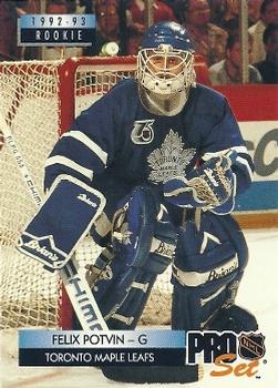 1992-93 Pro Set #242 Felix Potvin Front