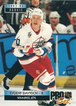 1992-93 Pro Set #244 Evgeny Davydov Front