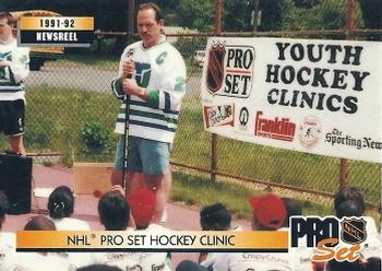 1992-93 Pro Set #254 Youth Clinics Front