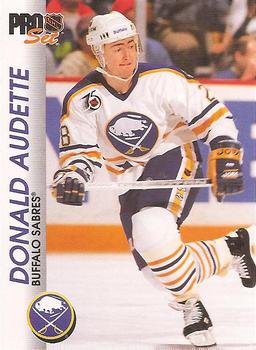 1992-93 Pro Set #18 Donald Audette Front