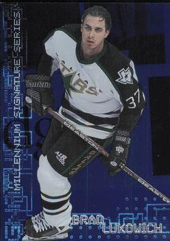 1999-00 Be a Player Millennium Signature Series - Sapphire #80 Brad Lukowich Front