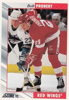 1992-93 Score #52 Bob Probert Front