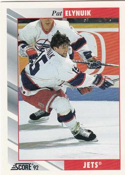 1992-93 Score #233 Pat Elynuik Front