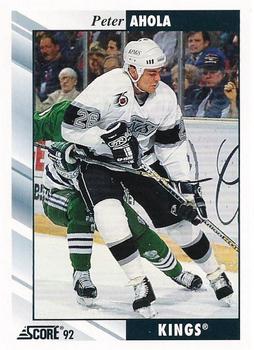 1992-93 Score #310 Peter Ahola Front