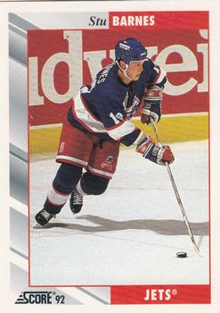 1992-93 Score #319 Stu Barnes Front