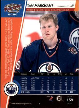 1999-00 Pacific - Copper #159 Todd Marchant Back