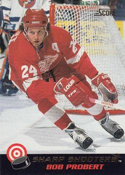 1992-93 Score - Sharp Shooters #17 Bob Probert Front