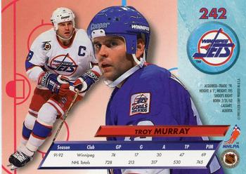 1992-93 Ultra #242 Troy Murray Back