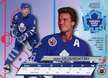 1992-93 Ultra #421 Mike Krushelnyski Back