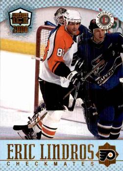1999-00 Pacific Dynagon Ice - Checkmates American #18 Eric Lindros / Patrik Stefan Front