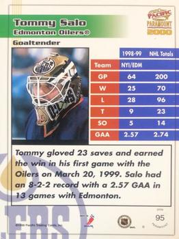 1999-00 Pacific Paramount - Copper #95 Tommy Salo Back