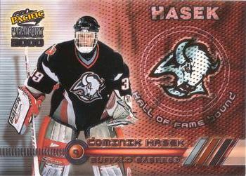 1999-00 Pacific Paramount - Hall of Fame Bound #3 Dominik Hasek Front