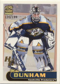 1999-00 Pacific Paramount - Holo-Gold #123 Mike Dunham Front