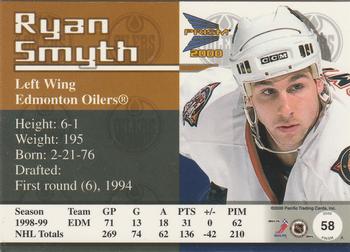 1999-00 Pacific Prism - Holographic Gold #58 Ryan Smyth Back