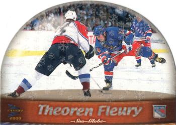 1999-00 Pacific Prism - Sno-Globe Die Cuts #14 Theoren Fleury Front