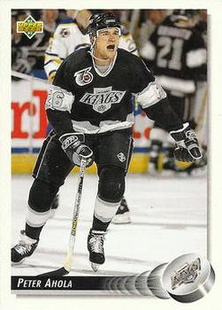 1992-93 Upper Deck #41 Peter Ahola Front