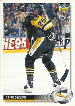 1992-93 Upper Deck #275 Kevin Stevens Front